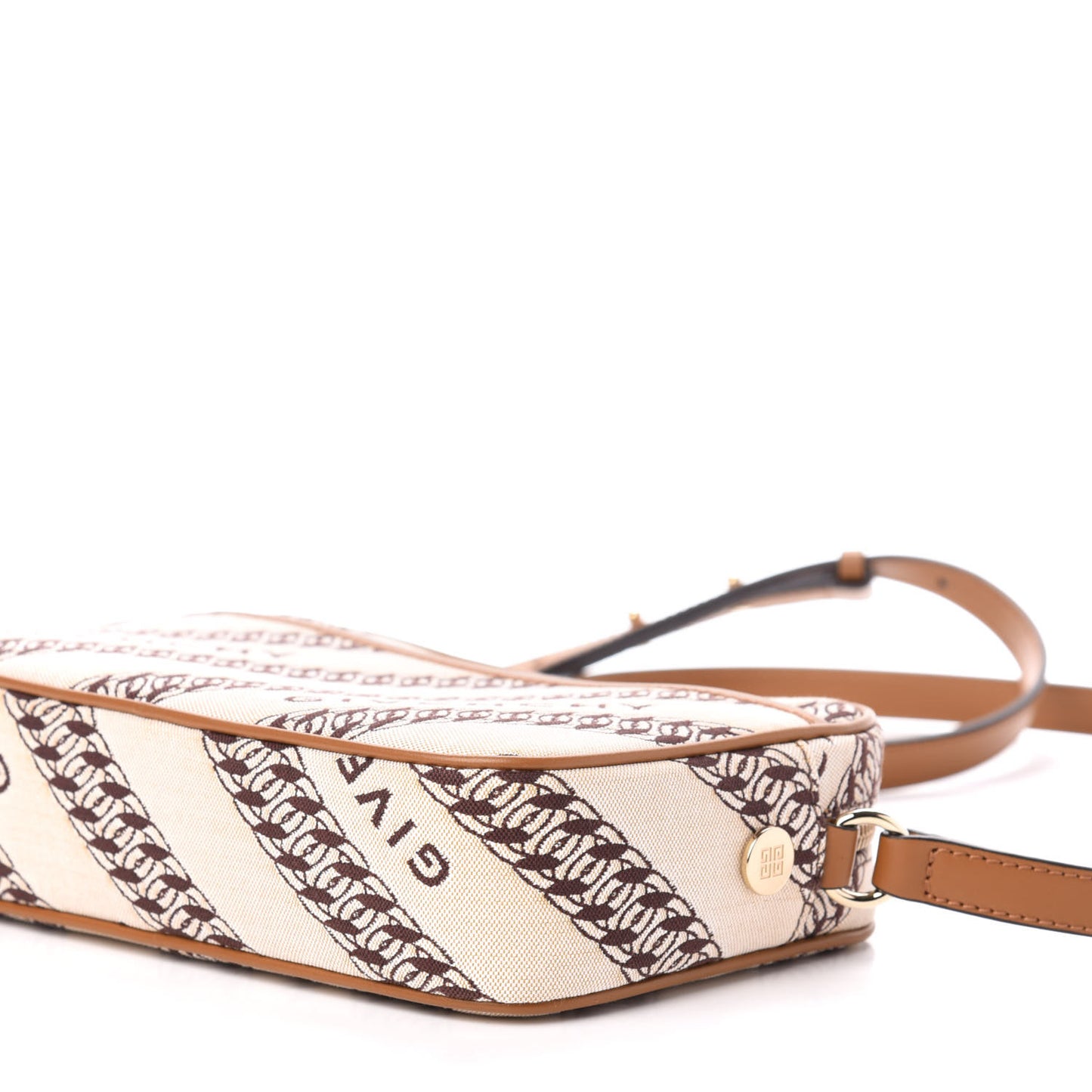 Canvas Jacquard Bond Camera Bag Beige