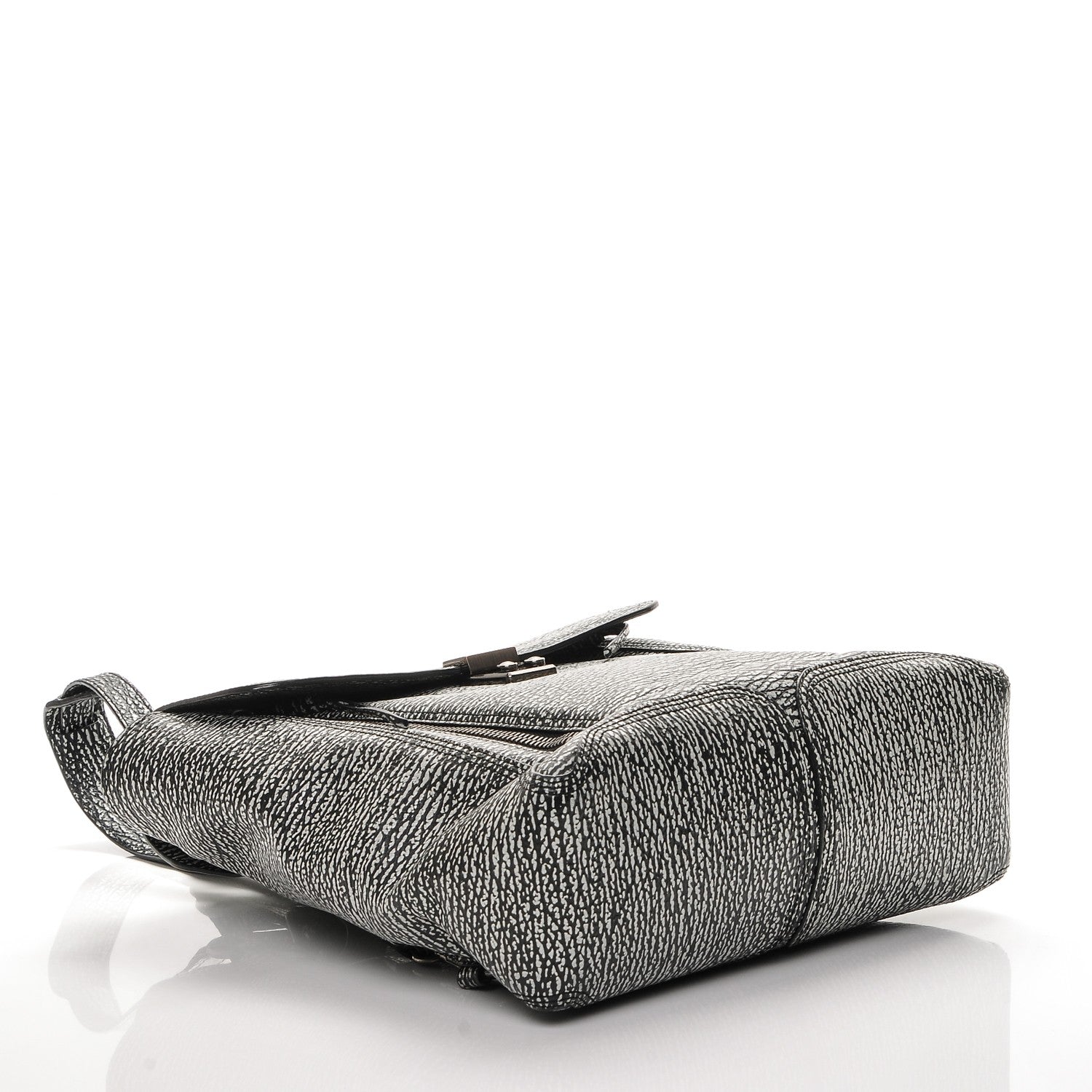 3.1 Phillip Lim 3.1 Textured Calfskin Pashli Backpack Black Cream 4 of 7