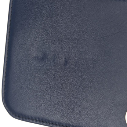 Chanel Caviar Quilted Boy Wallet On Chain WOC Navy 12 of 13