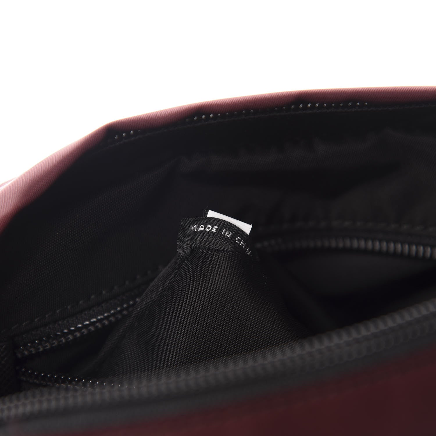 Prada Tessuto Nylon Saffiano Crossbody Granato 9 of 11