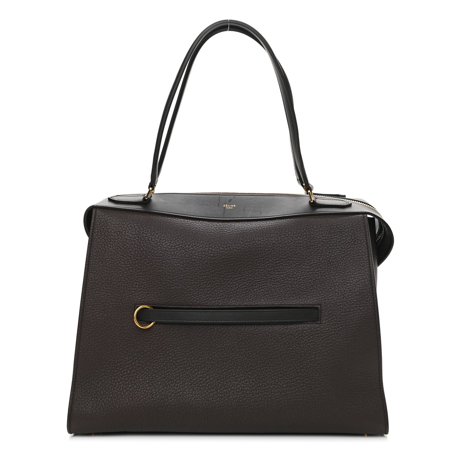 Celine Goatskin Smooth Calfskin Medium Ring Bag Dark Taupe 1 of 11