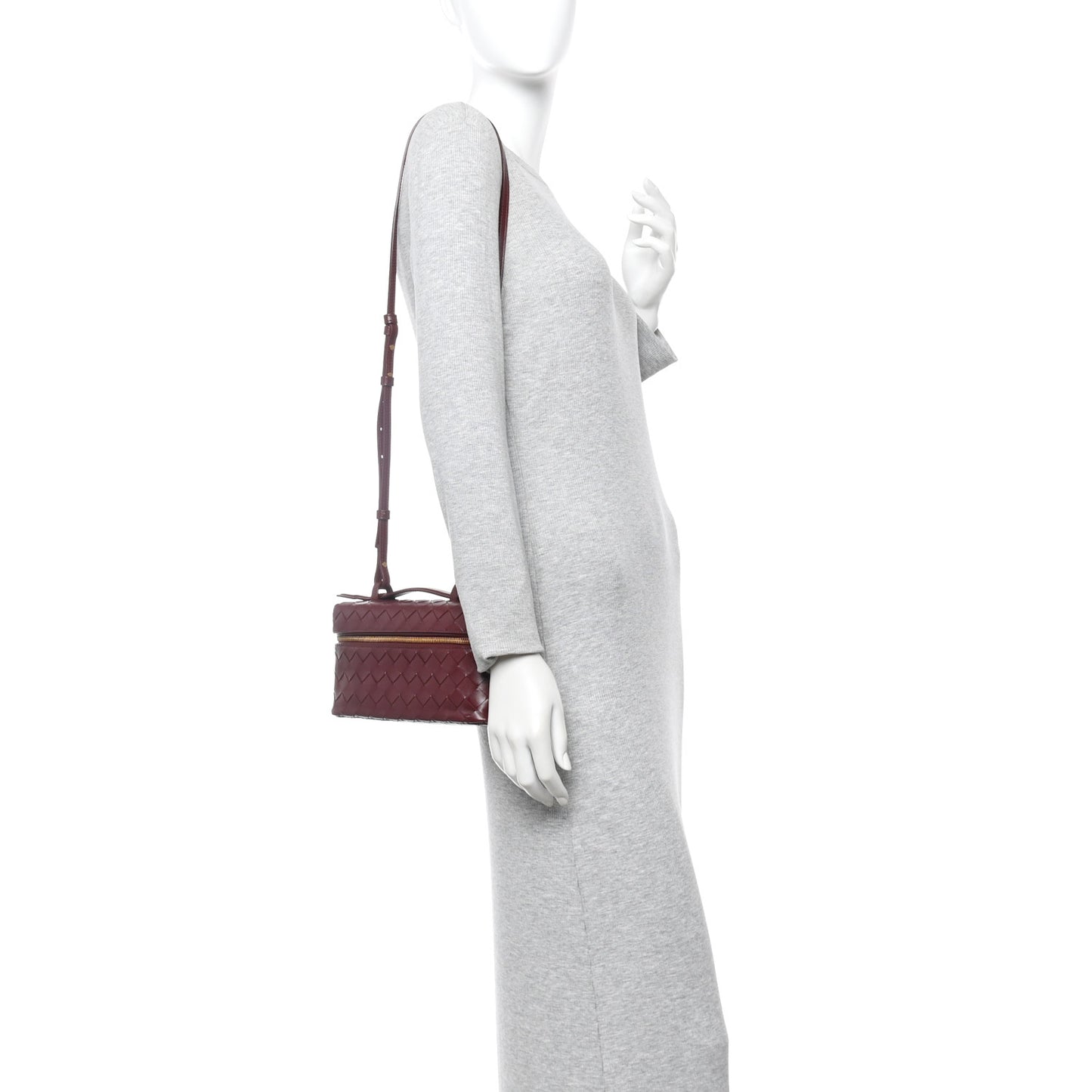Nappa Intrecciato Bang Bang Vanity Case Barolo