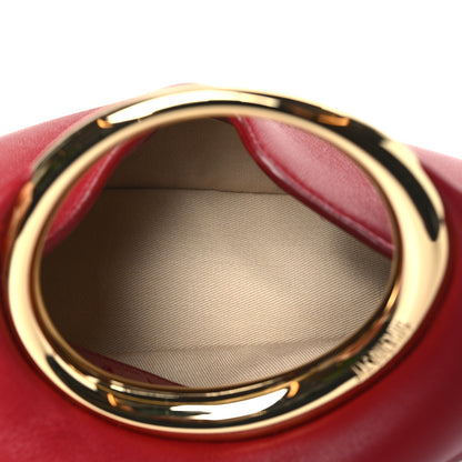 Jacquemus Lambskin Le Petit Calino Ring Top Handle Bag Dark Red 5 of 9