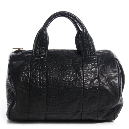 Alexander Wang Pebbled Leather Rocco Black Antique Brass Hardware 1 of 7