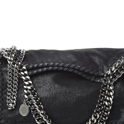 Stella McCartney Shaggy Deer Mini Falabella Fold Over Tote Black 10 of 10