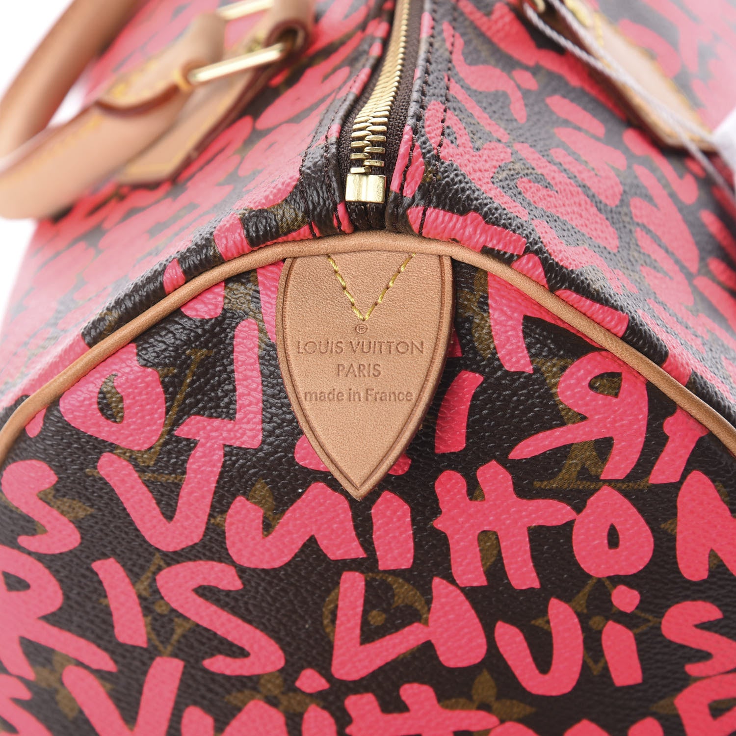 Louis Vuitton Monogram Graffiti Speedy 30 Fuchsia 9 of 9