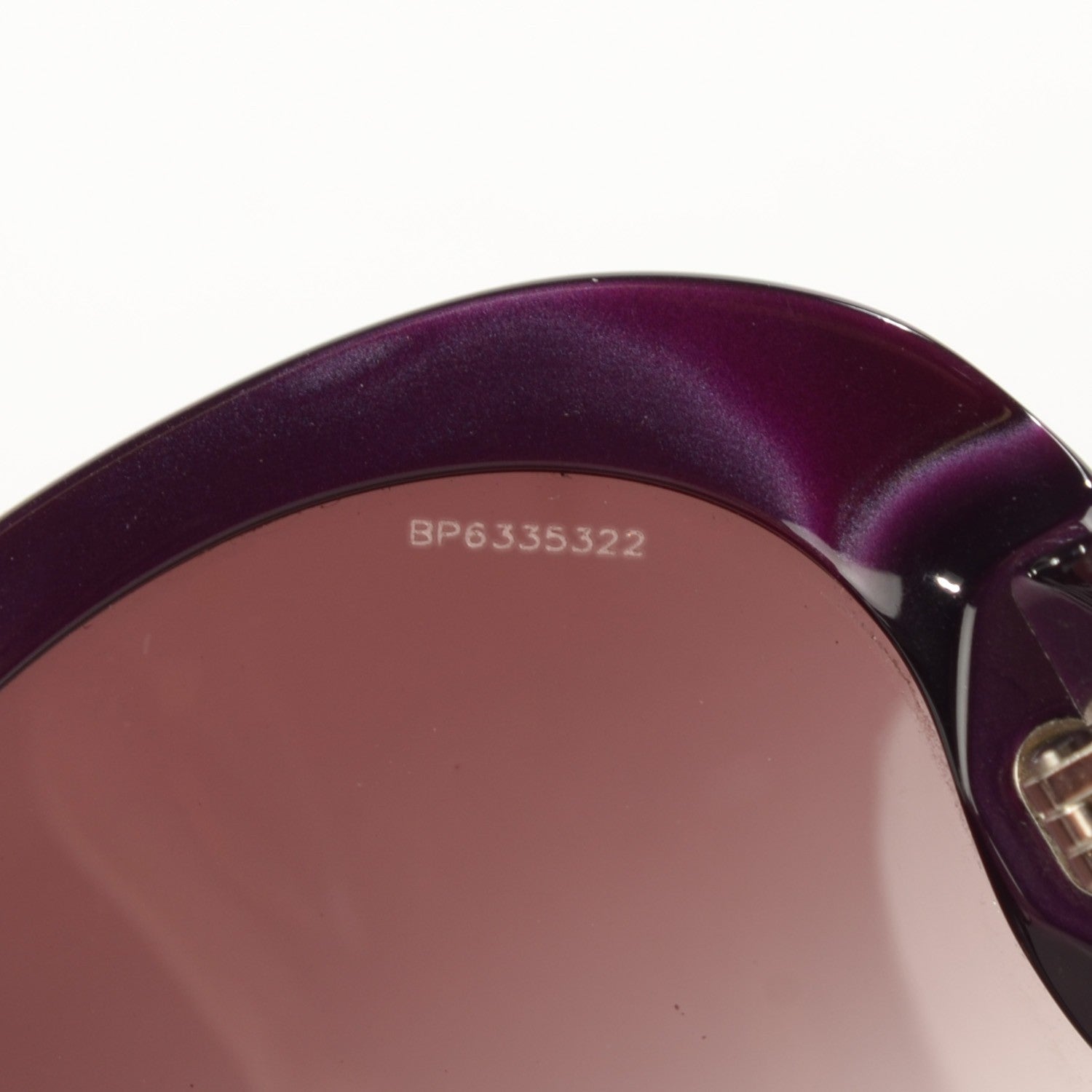 Prada Butterfly Frame Sunglasses SPR 18I Purple 6 of 6