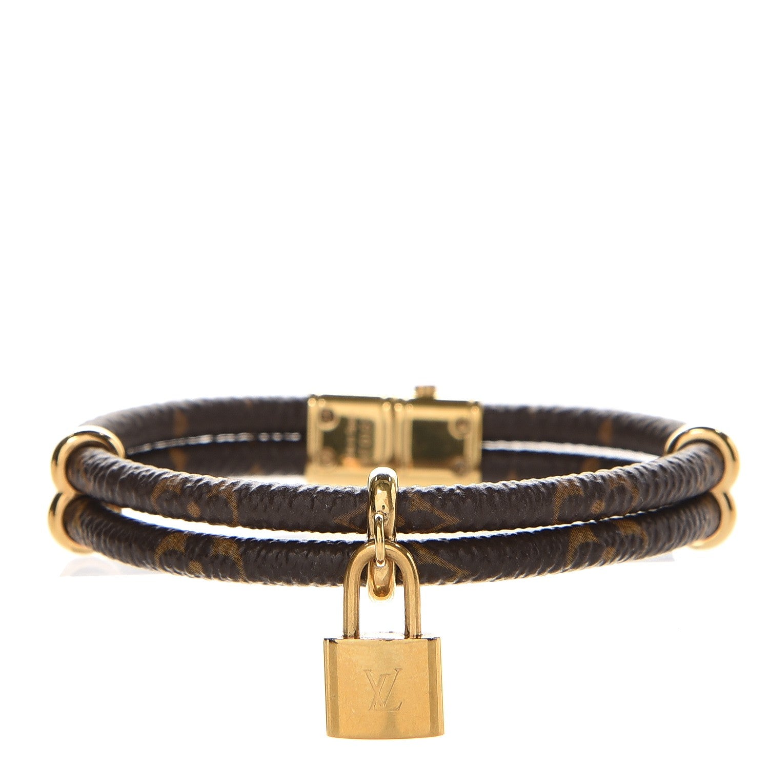 Louis Vuitton Monogram Keep It Twice Bracelet 17 1 of 4