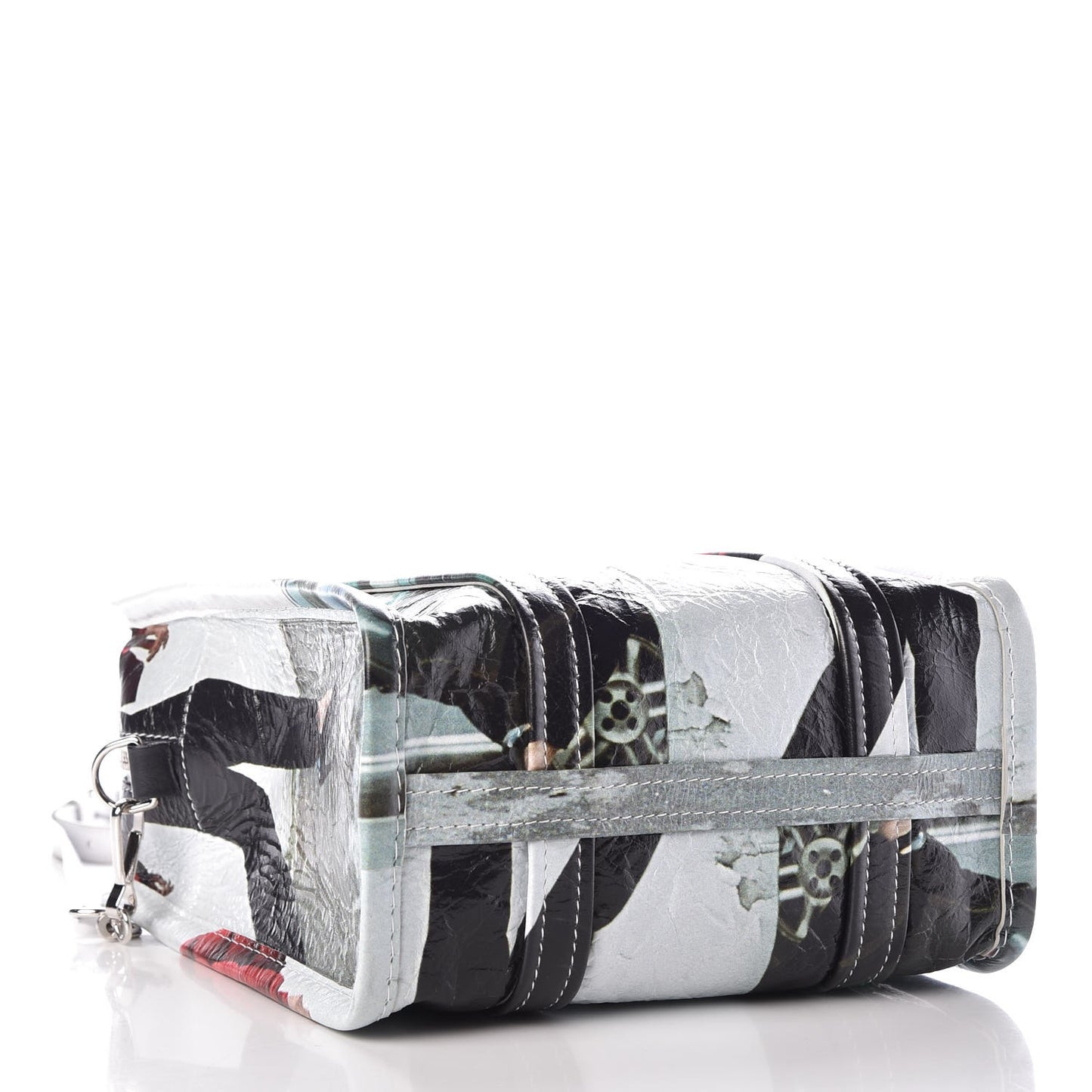 Agneau Arena Bazar Campaign Shopper Tote XS White Red Green