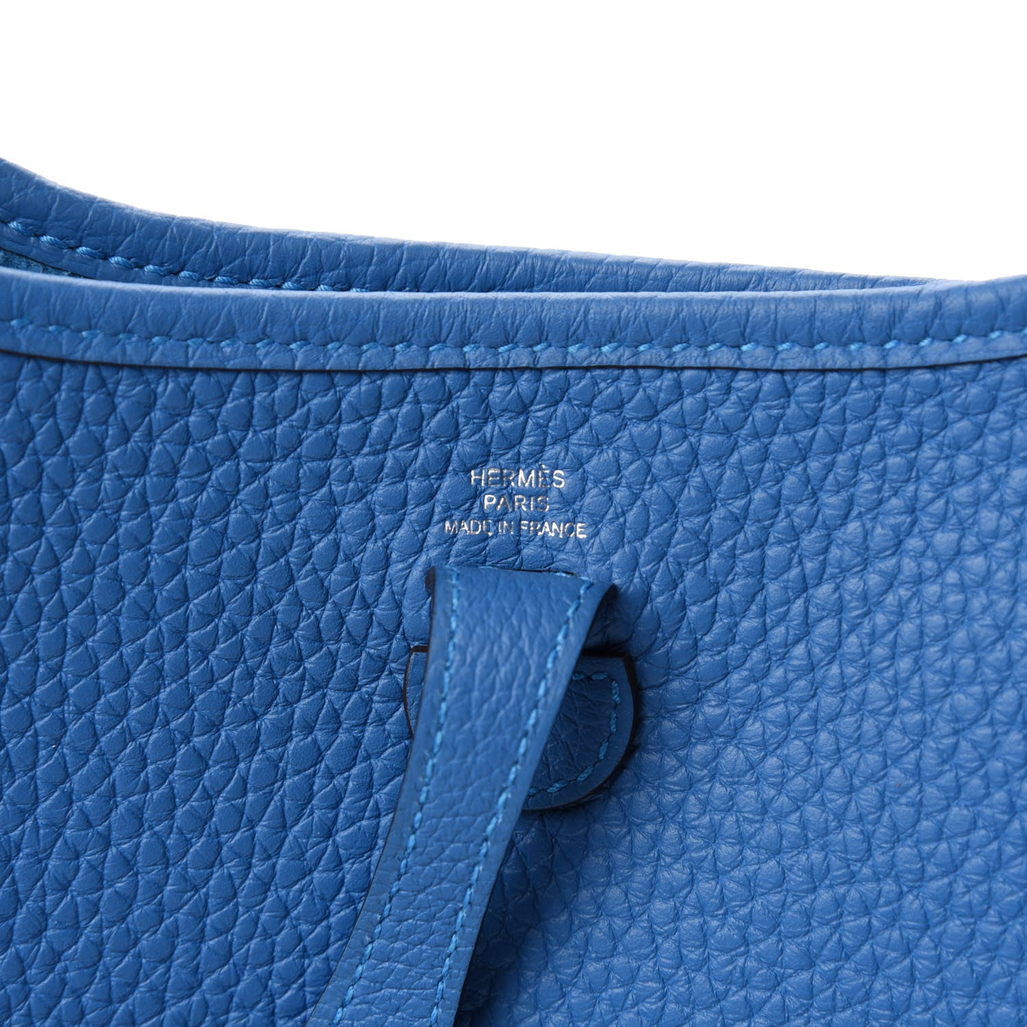 Hermes Taurillon Clemence Amazone Evelyne TPM Mykonos Blanc 8 of 11