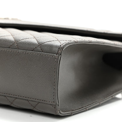 Saint Laurent Grain De Poudre Textured Mixed Matelasse Large Triquilt Monogram Satchel Earth 10 of 10