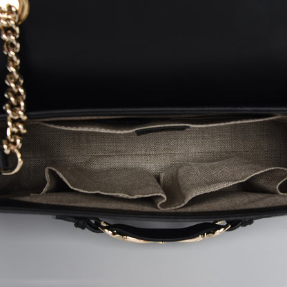 Gucci Microguccissima Medium Emily Chain Shoulder Bag Black 5 of 7