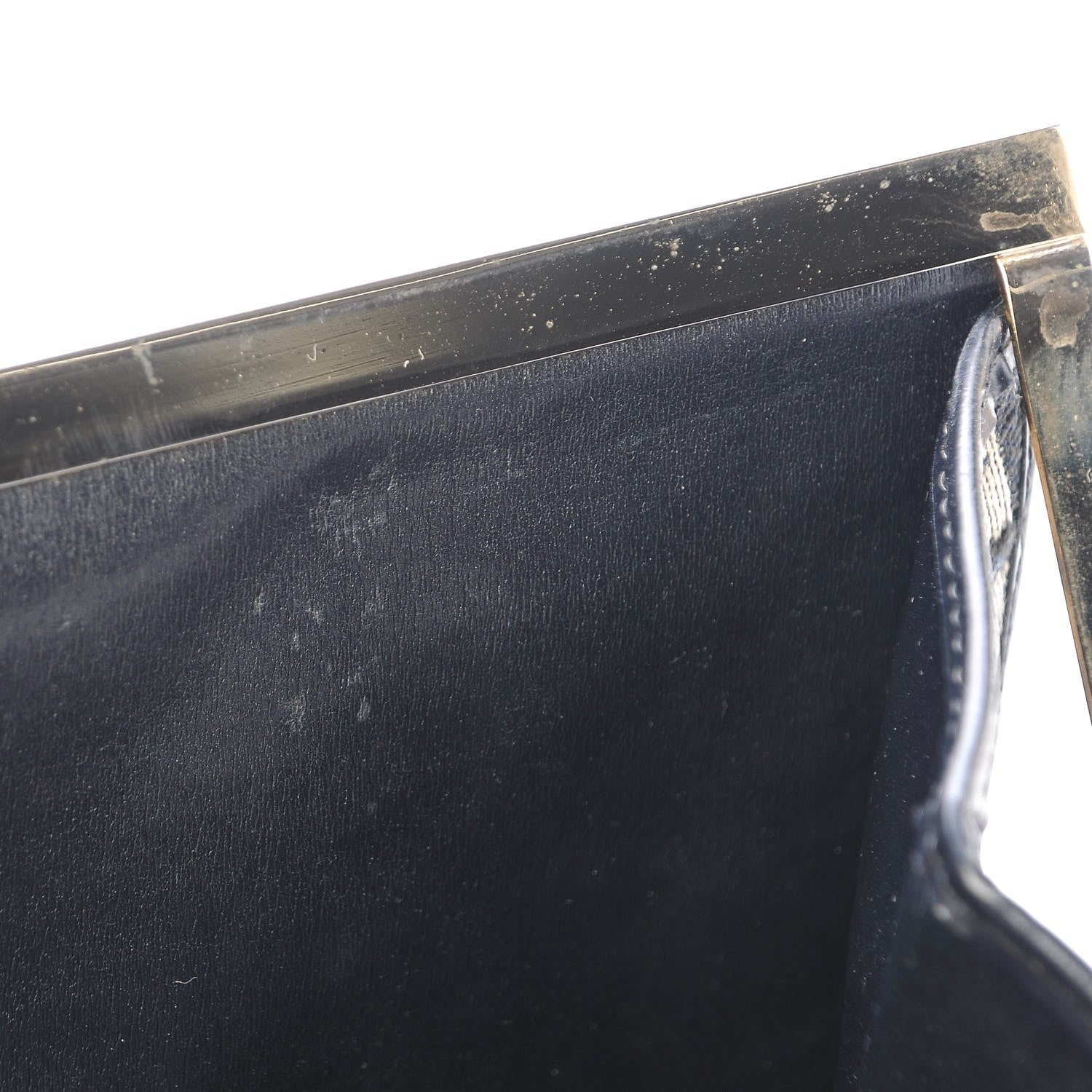 Christian Dior Monogram Clutch Navy Blue 7 of 7