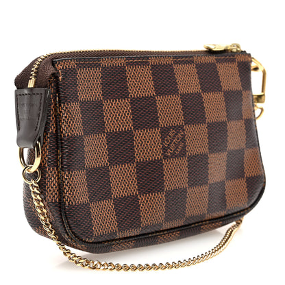 Louis Vuitton Damier Ebene Mini Pochette Accessories 3 of 8