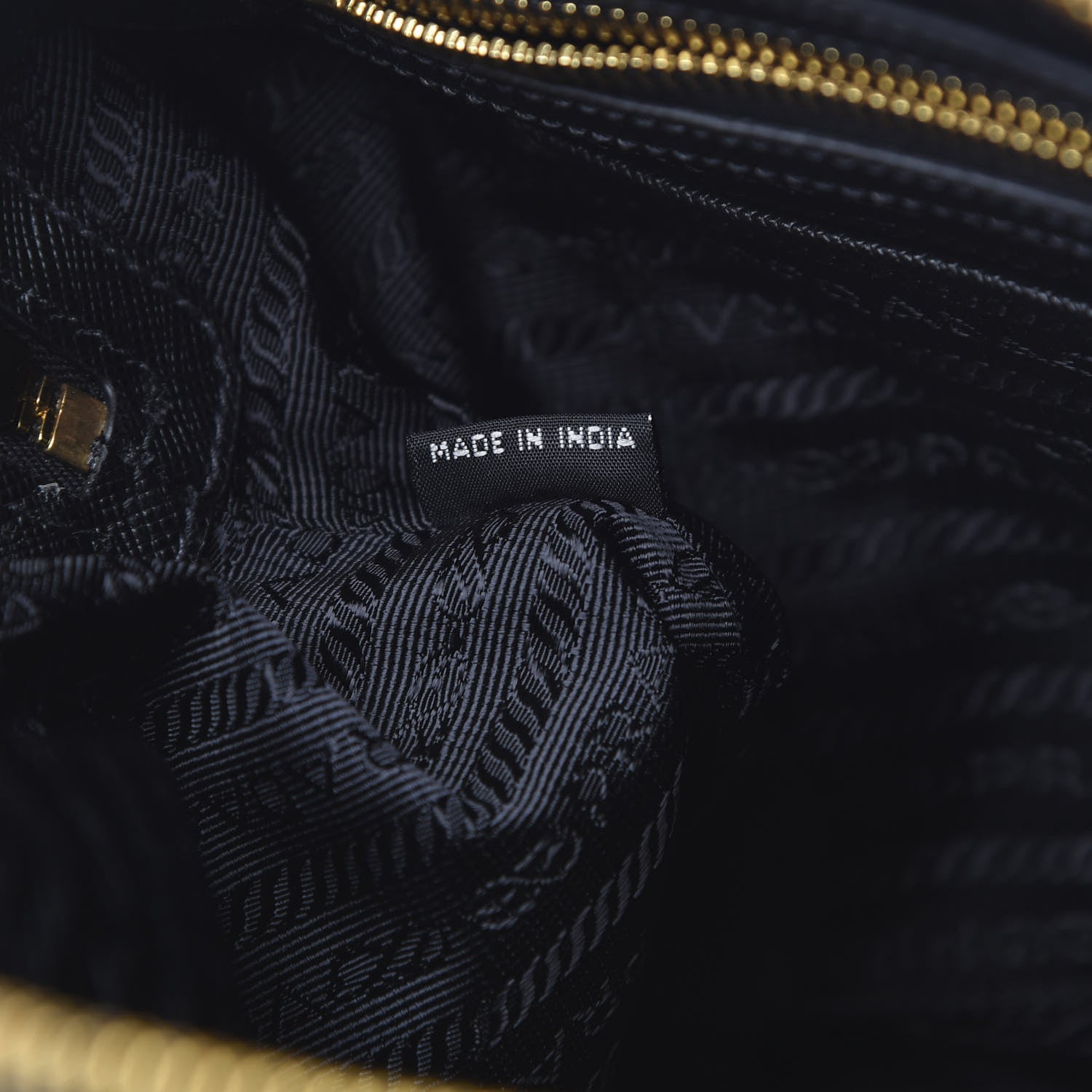 Prada Tessuto Nylon Saffiano Tote Black 8 of 11