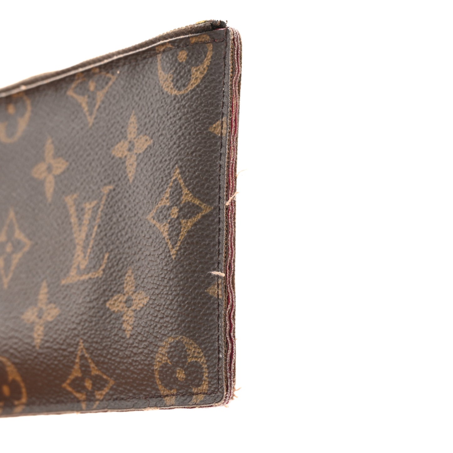 Monogram Pochette Felicie Chain Wallet Fuchsia