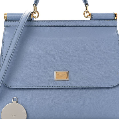 Dolce & Gabbana Dauphine Medium Miss Sicily Satchel Fiordaliso 6 of 8