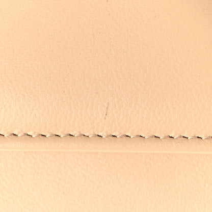 Chanel Shiny Goatskin Quilted Chanel 19 Flap Wallet Beige 11 of 13