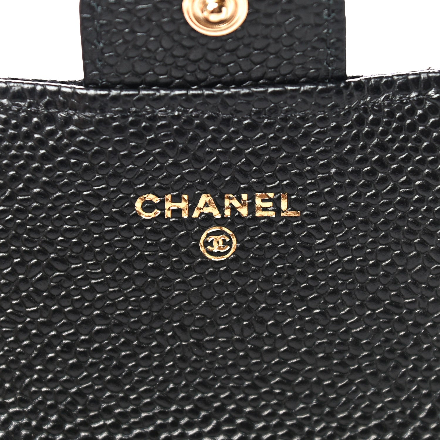 Chanel Caviar Quilted Large Gusset Flap Wallet Black 6 of 12