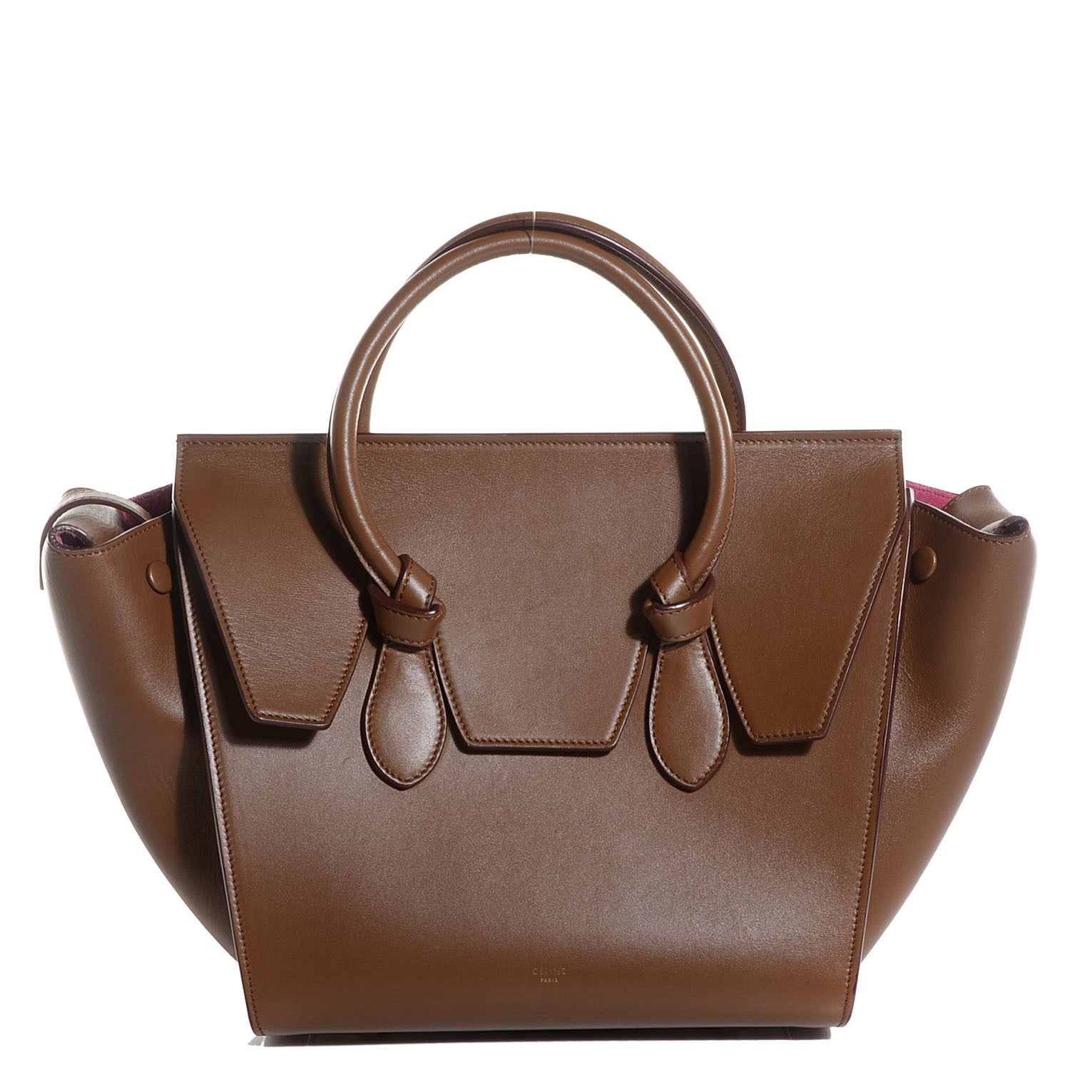 Celine Palmelato Calfskin Mini Tie Knot Tote Camel 1 of 8