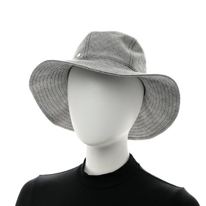 Hermes Linen Cotton Colette Bucket Hat 58 Black 2 of 9