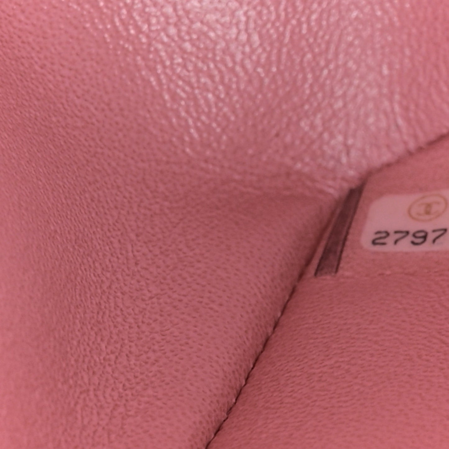 Iridescent Caviar Quilted Jumbo Double Flap Rose Pink