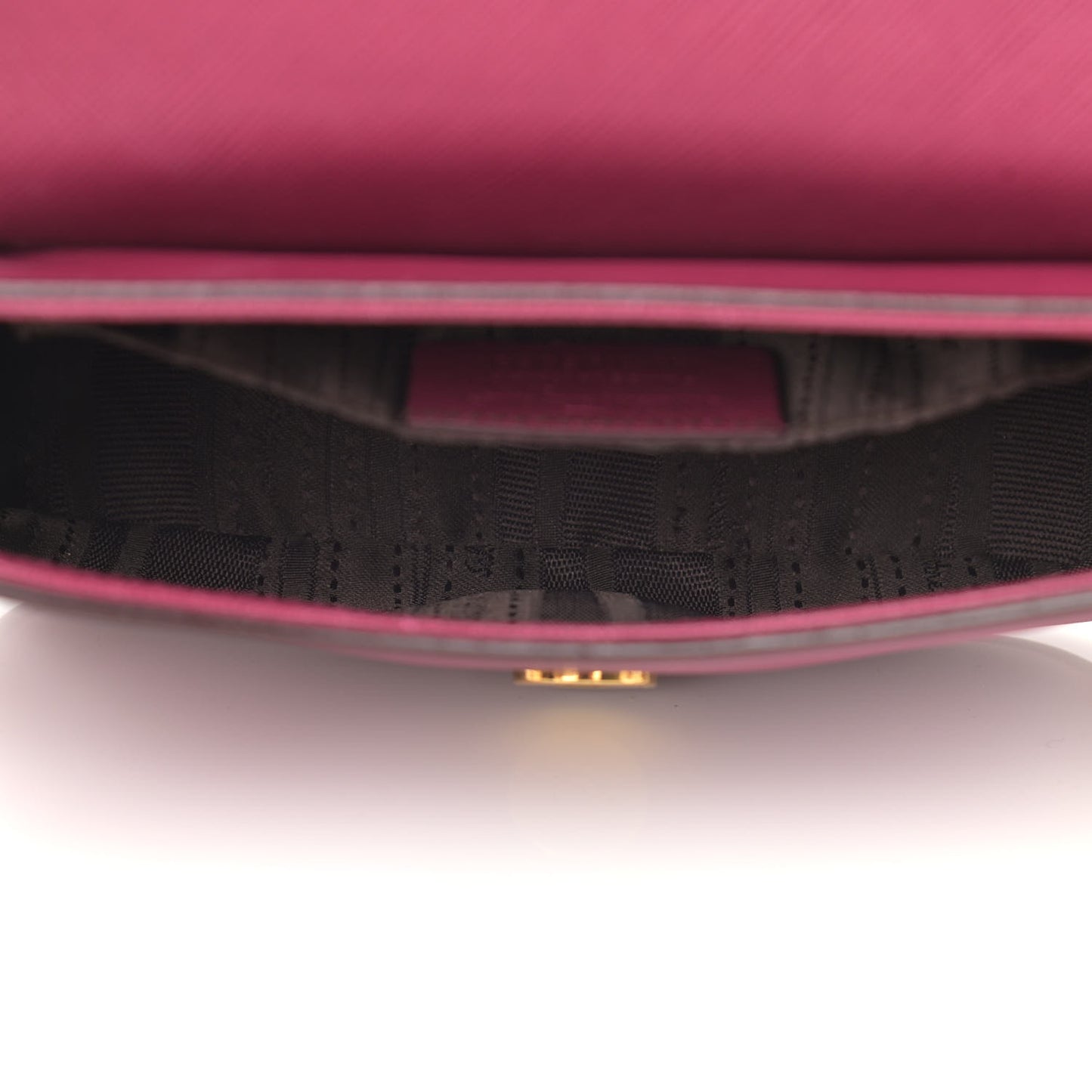 Printed Calfskin Crossbody Bag Burgundy