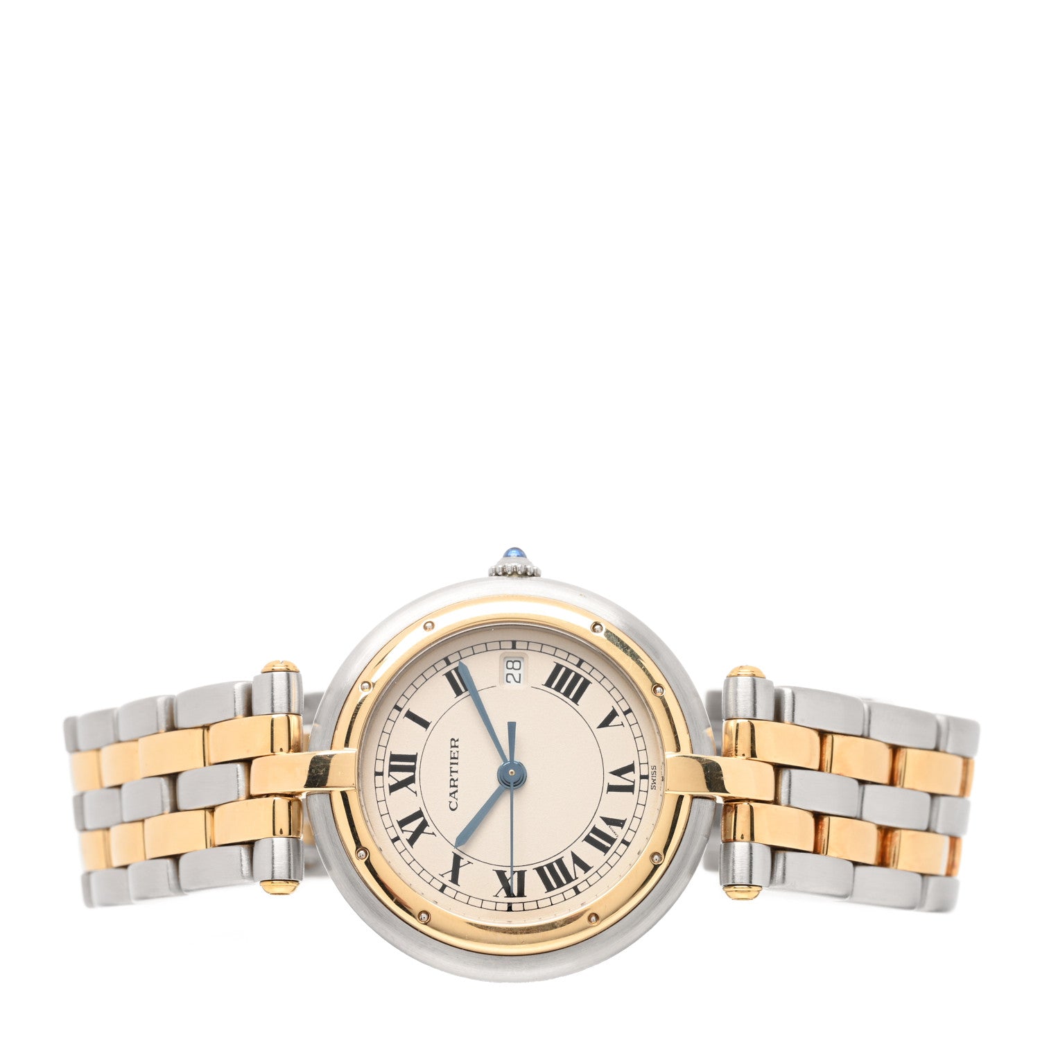 Cartier Stainless Steel 18K Yellow Gold 29mm Panthere Vendome Quartz Watch 2 of 4