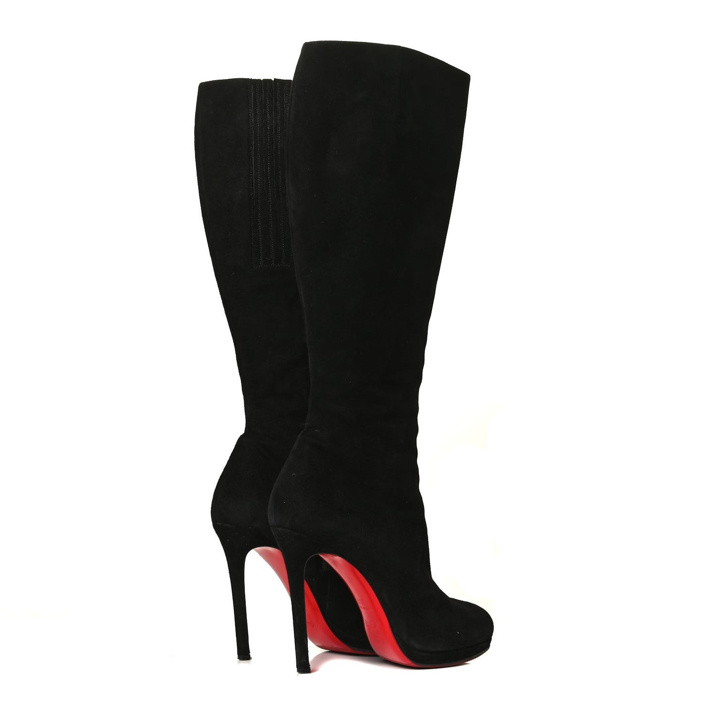 Suede Botalili 120 Tall Boots 39.5 Black