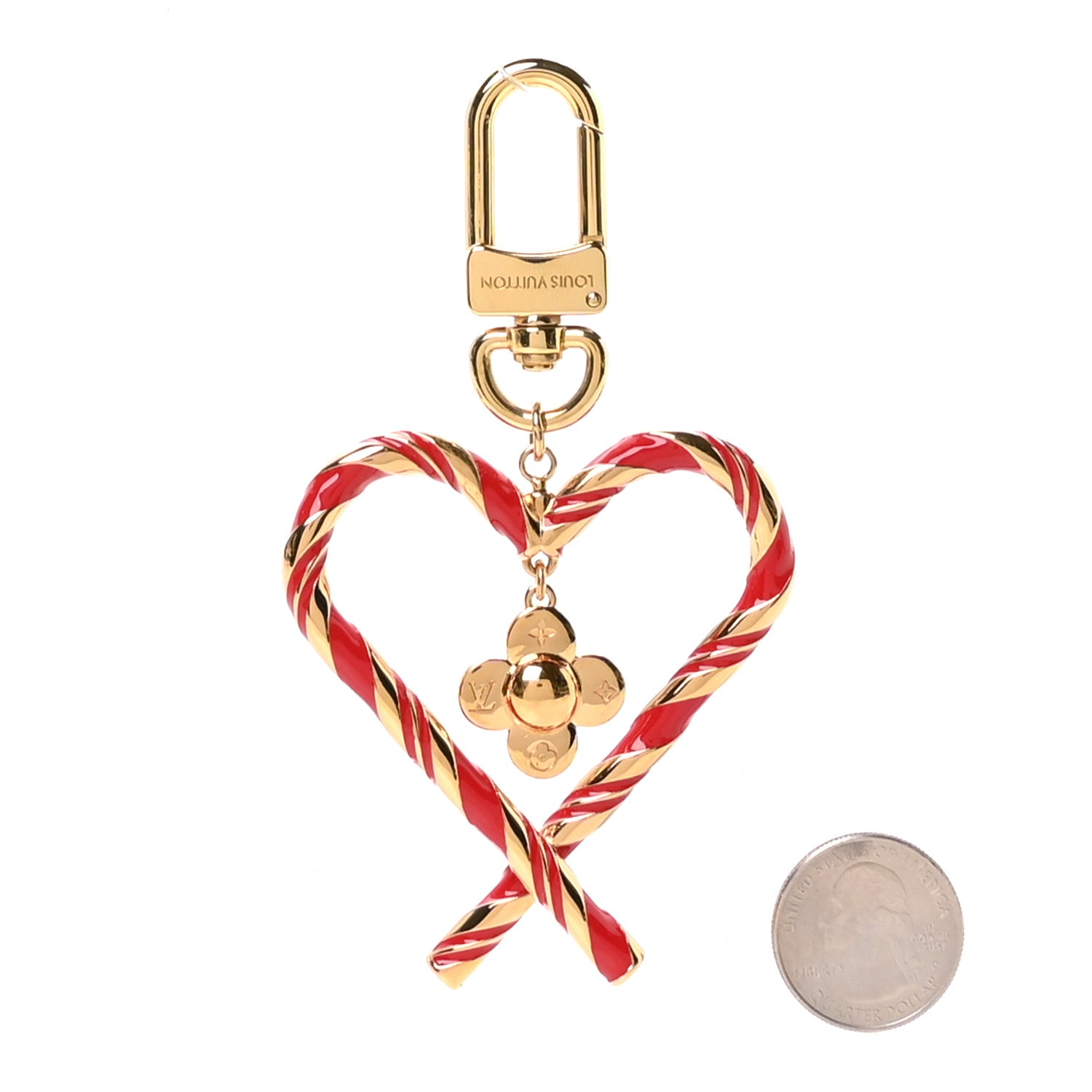 Louis Vuitton Metal Vivienne Xmas Bag Charm 2 of 3