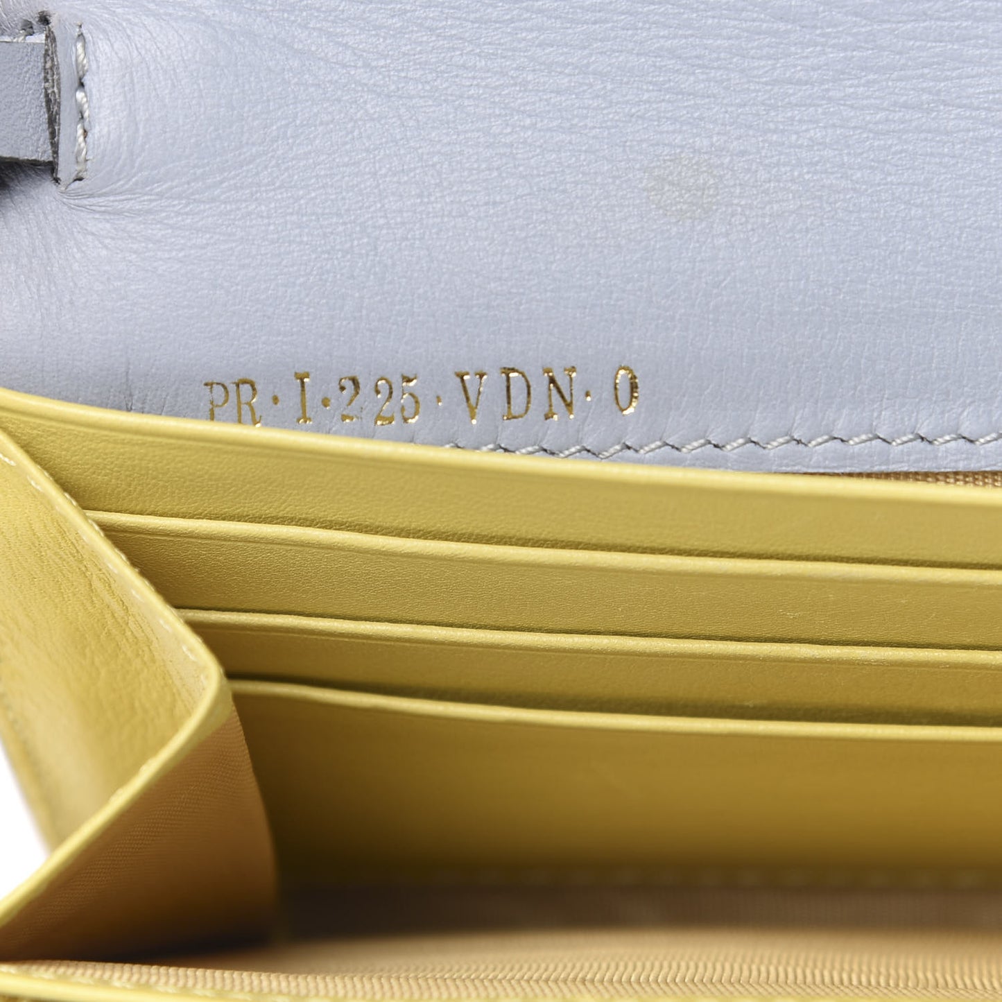 Calfskin Watercolor Rockstud Wristlet Wallet Rose Green Yellow Sky