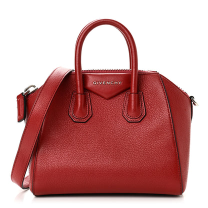 Givenchy Sugar Goatskin Mini Antigona Red 1 of 10