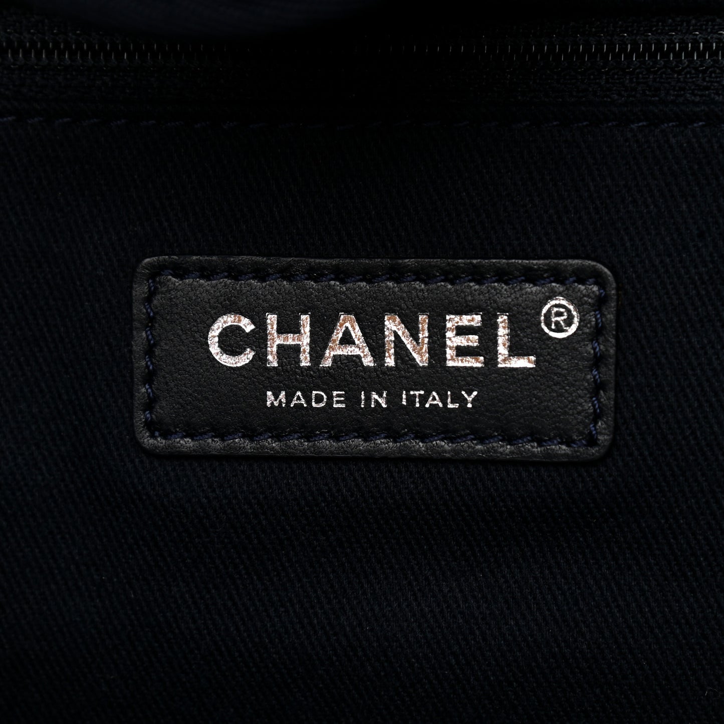 Denim Medium Deauville Tote Dark Blue