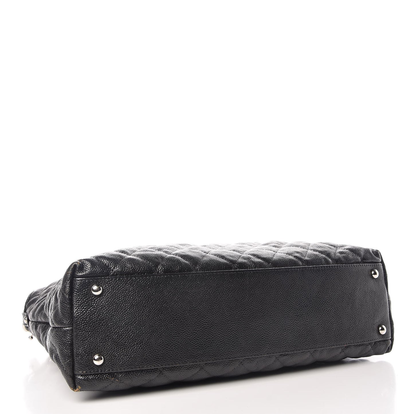 Caviar Quilted French Riviera Hobo Black