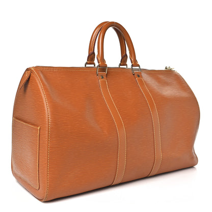Louis Vuitton Epi Keepall 45 Cipango 2 of 9