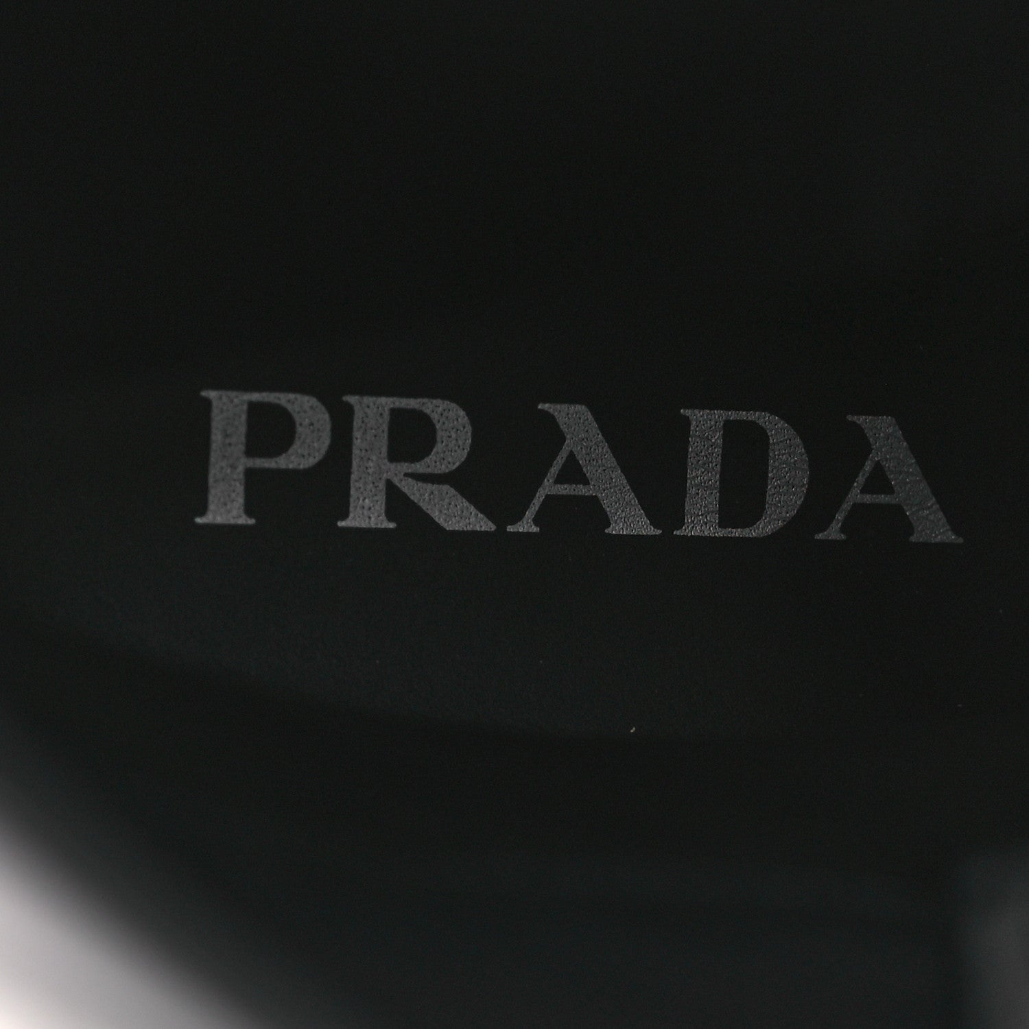 Prada Vitello Lux Nylon Metal Triangle Logo Monolith Pouch Pocket 55mm Tall Combat Boots 38.5 Black 9 of 12