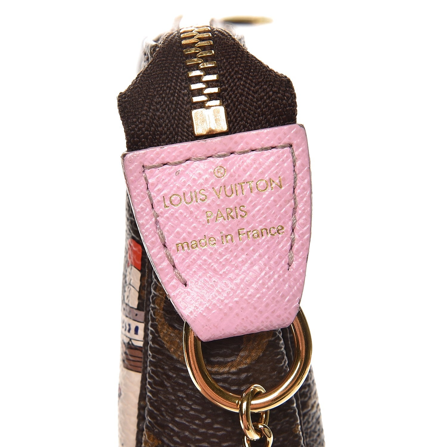 Louis Vuitton Monogram 2016 Christmas Animation Mini Pochette Accessories Rose Ballerine 6 of 7