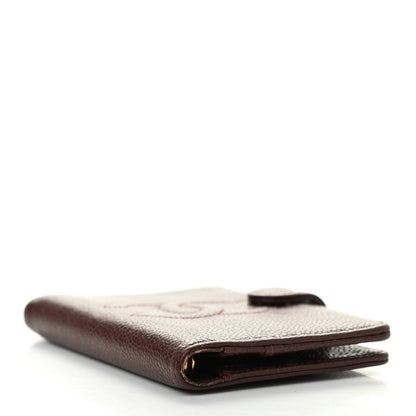 Chanel Caviar Timeless CC Ring Agenda Planner Brown 4 of 10