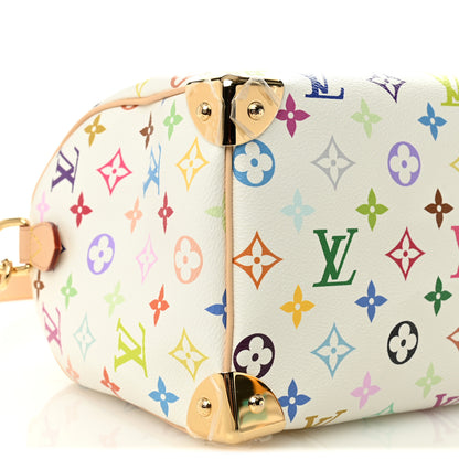 Louis Vuitton LV X TM Monogram Multicolor Speedy Bandouliere 25 White 8 of 9