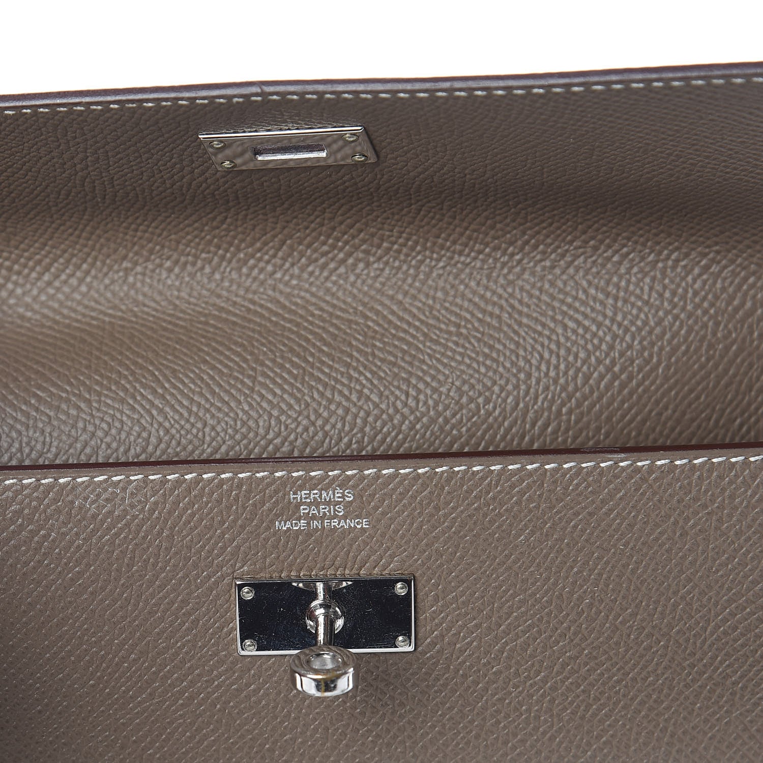 Hermes Epsom Kelly Longue Wallet Etoupe 11 of 11