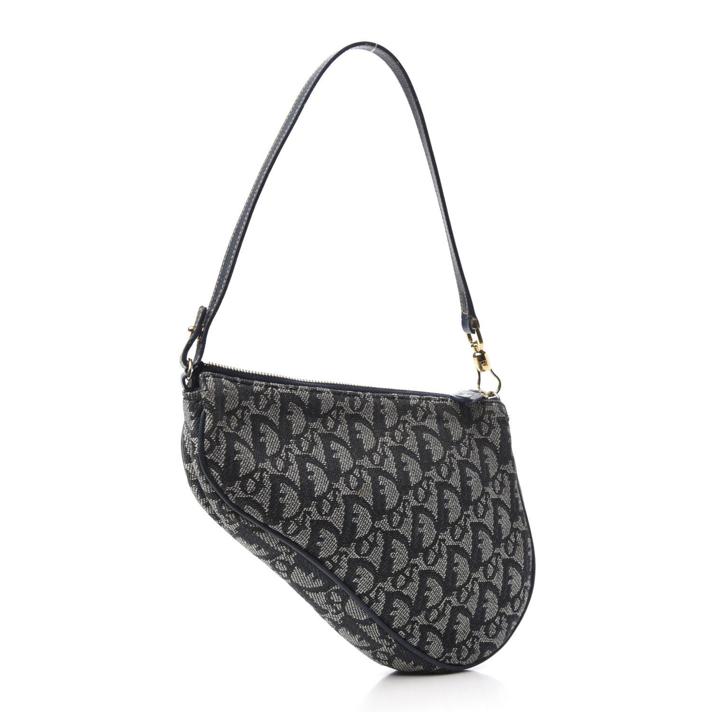 Monogram Mini Saddle Pochette Black