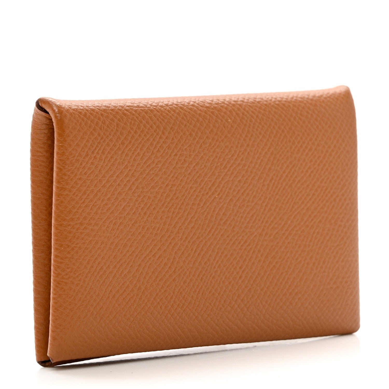 Hermes Epsom Calvi Card Case Gold 3 of 6