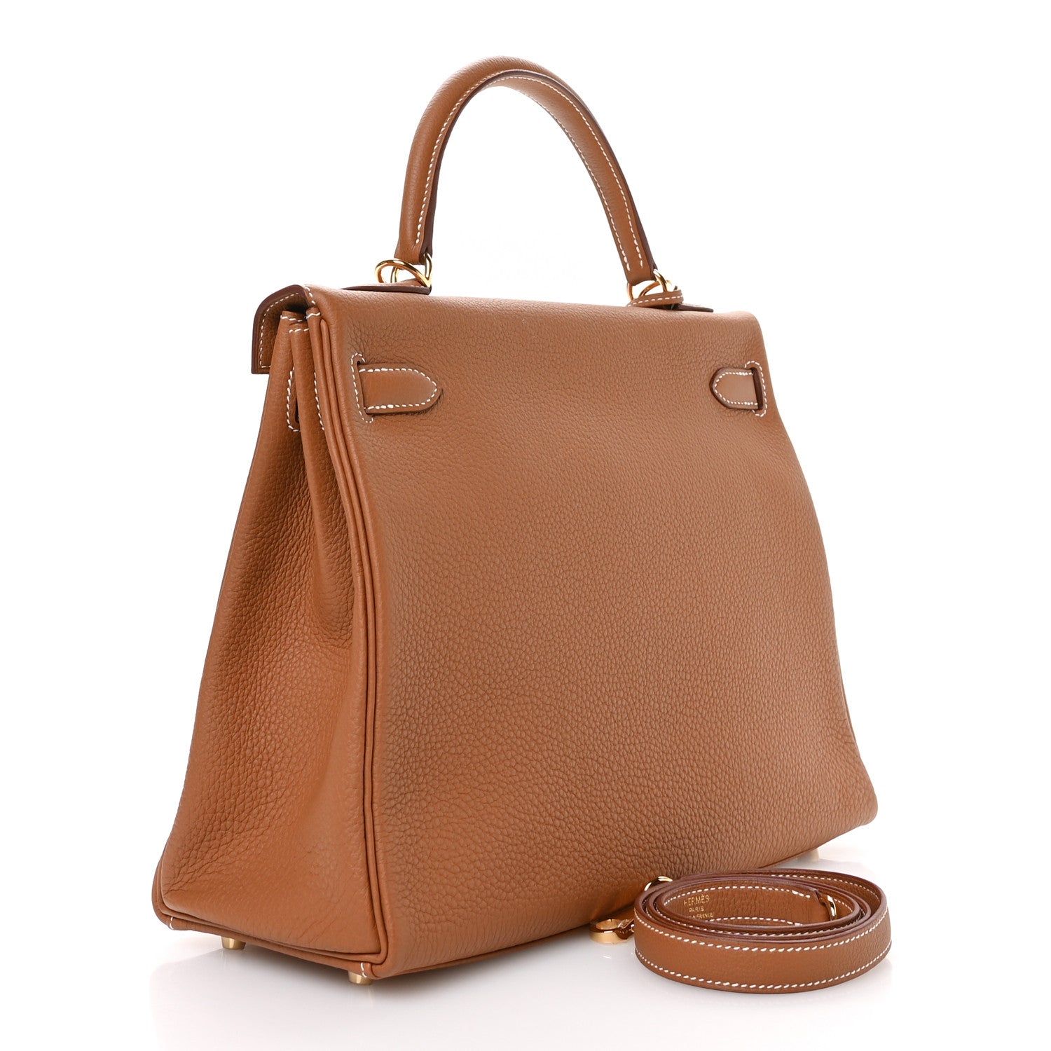 Hermes Togo Kelly Retourne 32 Gold 3 of 11