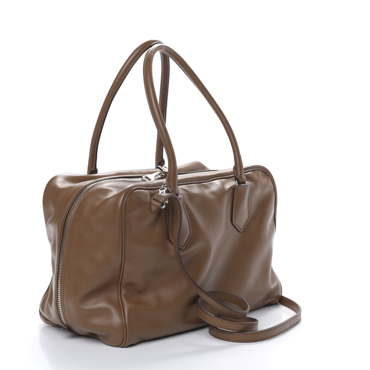 Soft Calf Medium Inside Tote Cannella Turchese