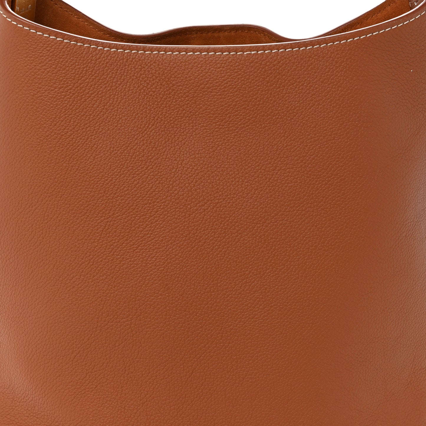 Grained Calfskin Low Key Hobo PM Cognac