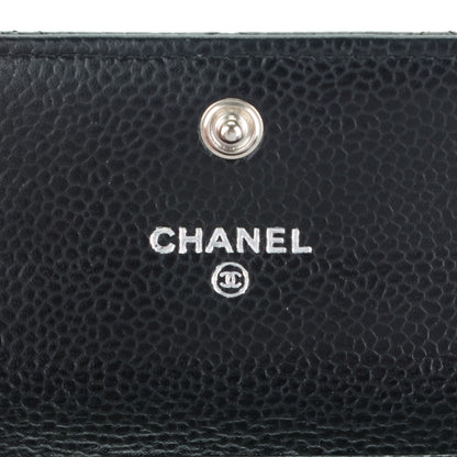 Chanel Caviar Quilted Flap Card Holder Black 6 of 8