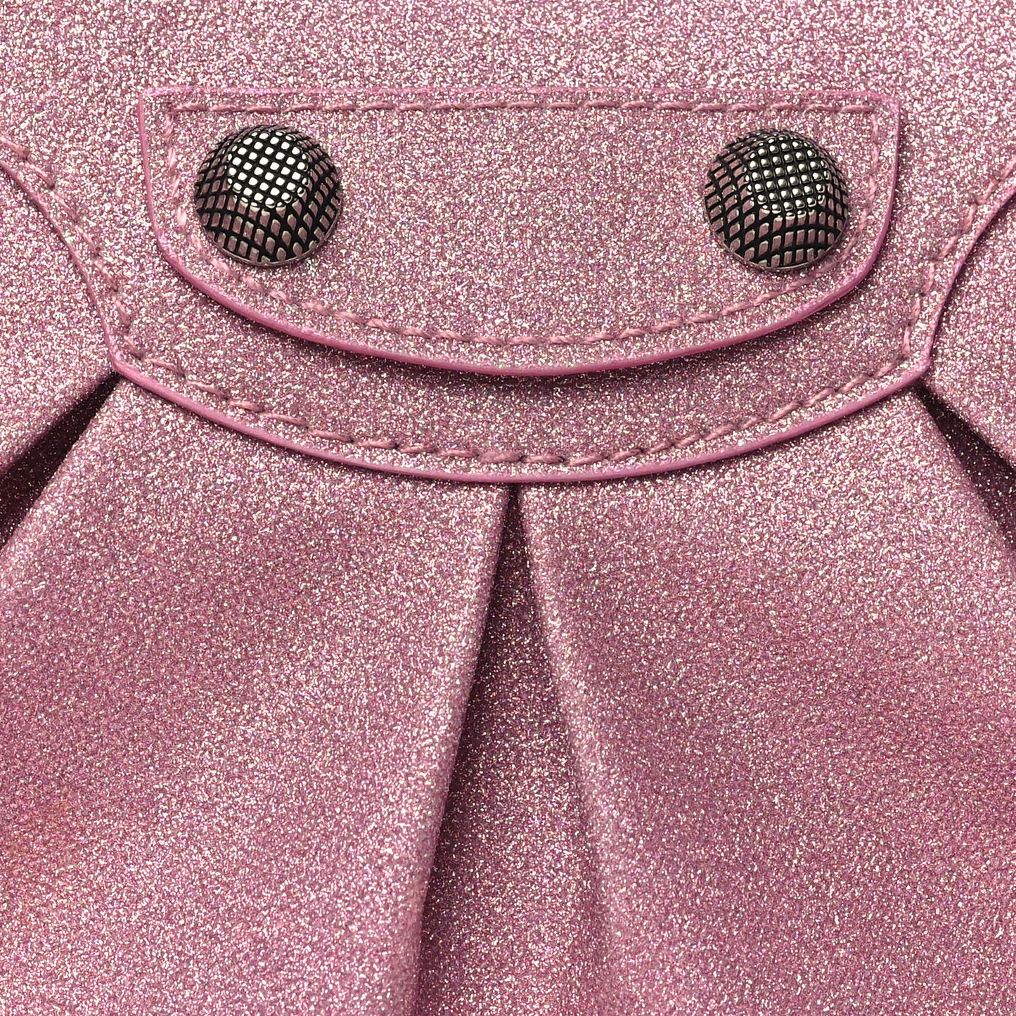 Sparkling Fabric Le Cagole Shoulder Bag XS Sweet Pink