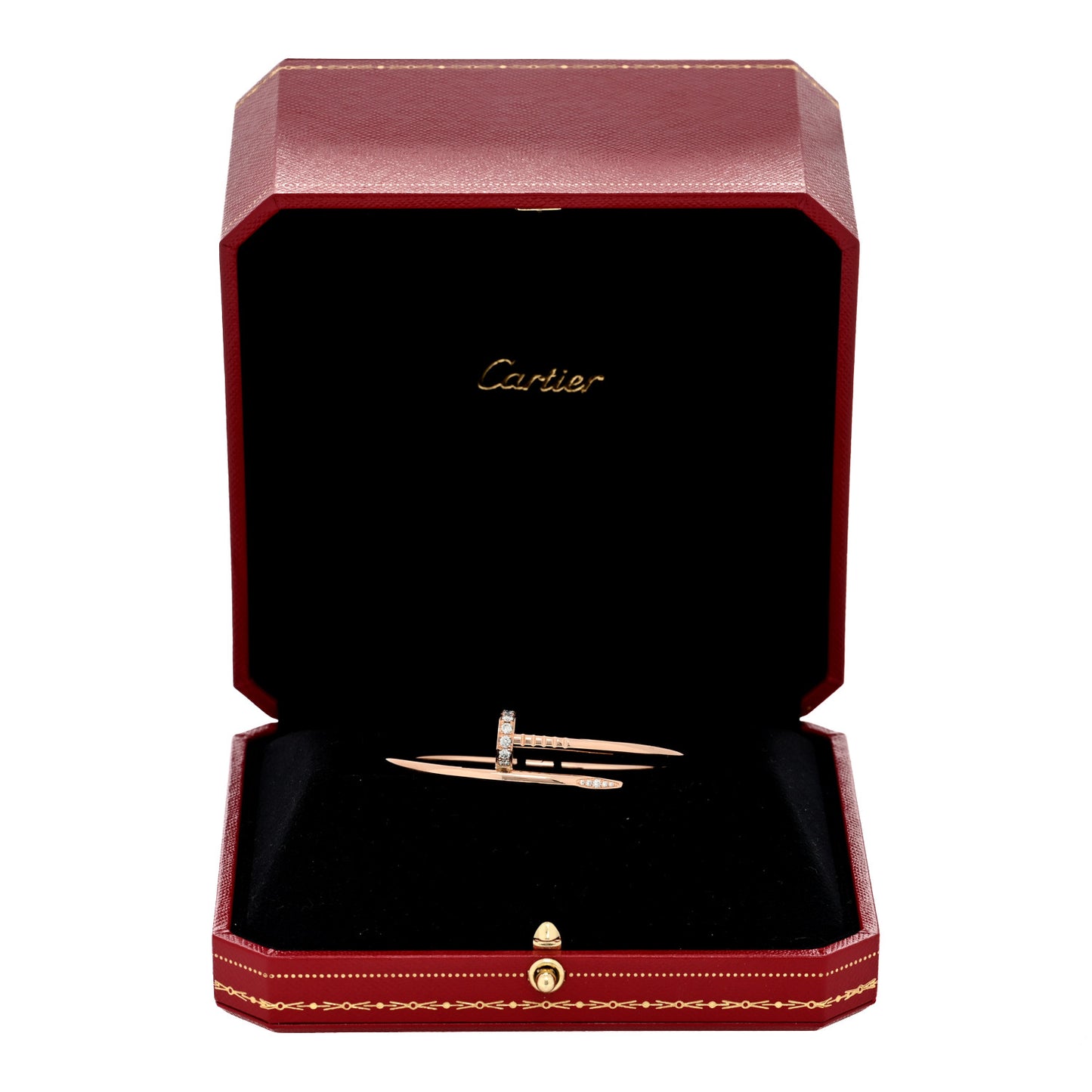 18K Pink Gold Diamond Juste Un Clou Bracelet 15