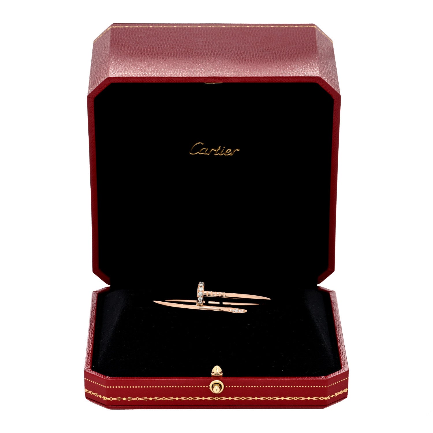 Cartier 18K Pink Gold Diamond Juste Un Clou Bracelet 15 4 of 4