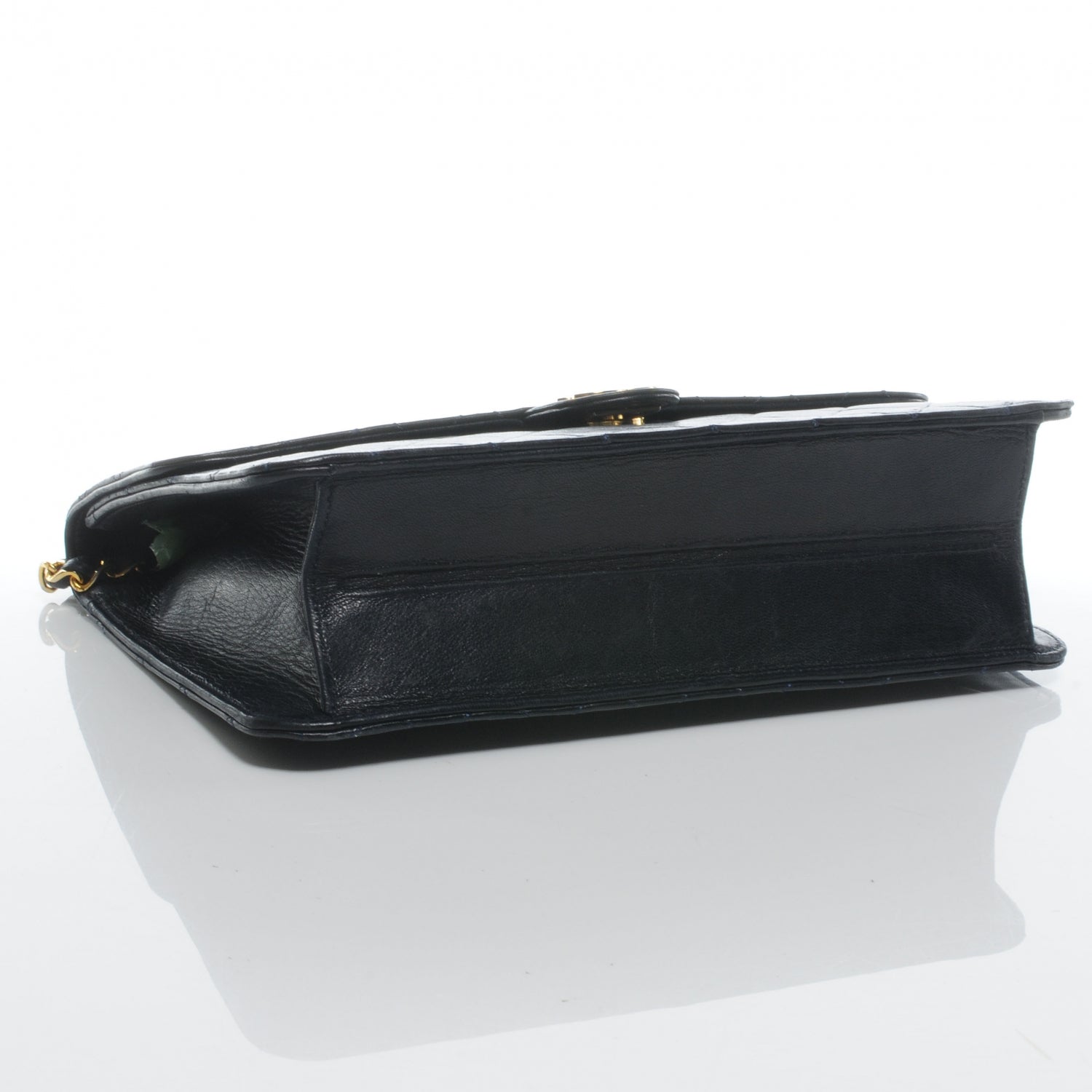 Chanel Lambskin Single Flap Navy 4 of 7
